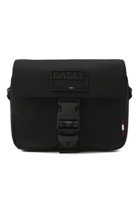 Мужская текстильная сумка reenzo BALLY черного цвета, арт. REENZ0/00 | Фото 1 (Ремень/цепочка: На ремешке; Материал: Текстиль; Размер: small)