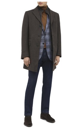 Мужской шерстяное пальто CORNELIANI коричневого цвета по цене 118000 руб., арт. 861590-0812400/00 | Фото 2 Мужской шерстяное пальто CORNELIANI коричневого цвета, арт. 861590-0812400/00 | Фото 2