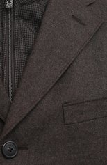 Мужской шерстяное пальто CORNELIANI коричневого цвета, арт. 861590-0812400/00 | Фото 6 (Материал внешний: Шерсть; Рукава: Длинные; Длина (верхняя одежда): До середины бедра; Стили: Классический; Материал подклада: Синтетический материал; Мужское Кросс-КТ: Верхняя одежда, пальто-верхняя одежда)