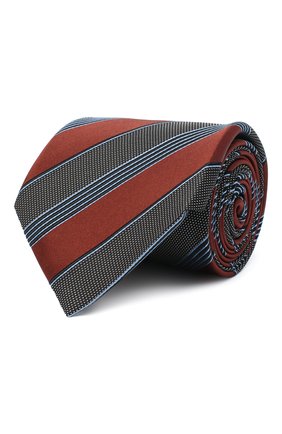 Мужской шелковый галстук ERMENEGILDO ZEGNA разноцветного цвета, арт. Z8D74/1UM | Фото 1 (Материал: Текстиль, Шелк; Принт: С принтом)