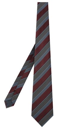 Мужской шелковый галстук ERMENEGILDO ZEGNA разноцветного цвета, арт. Z8D73/1UM | Фото 2 (Материал: Текстиль, Шелк; Принт: С принтом)