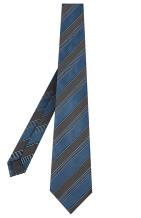Мужской шелковый галстук ERMENEGILDO ZEGNA синего цвета по цене 15200 руб., арт. Z8D75/1XW | Фото 2 Мужской шелковый галстук ERMENEGILDO ZEGNA синего цвета, арт. Z8D75/1XW | Фото 2