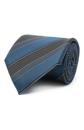 Мужской шелковый галстук ERMENEGILDO ZEGNA синего цвета, арт. Z8D75/1UM | Фото 1 (Материал: Текстиль, Шелк; Принт: С принтом)