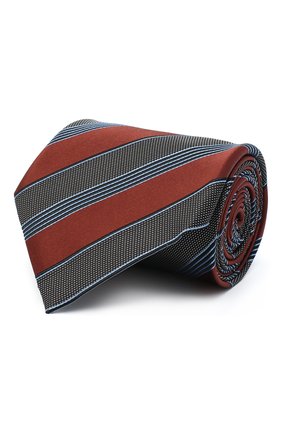 Мужской шелковый галстук ERMENEGILDO ZEGNA разноцветного цвета, арт. Z8D74/1XW | Фото 1 (Материал: Текстиль, Шелк; Принт: С принтом)