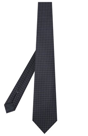 Мужской шелковый галстук ERMENEGILDO ZEGNA темно-синего цвета по цене 15200 руб., арт. Z8D70/1XW | Фото 2 Мужской шелковый галстук ERMENEGILDO ZEGNA темно-синего цвета, арт. Z8D70/1XW | Фото 2