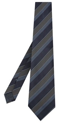 Мужской шелковый галстук ERMENEGILDO ZEGNA темно-синего цвета по цене 15200 руб., арт. Z8D70/1XW | Фото 2 Мужской шелковый галстук ERMENEGILDO ZEGNA темно-синего цвета, арт. Z8D70/1XW | Фото 2