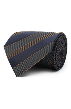 Мужской шелковый галстук ERMENEGILDO ZEGNA темно-синего цвета по цене 18950 руб., арт. Z8D70/1XW | Фото 1 Мужской шелковый галстук ERMENEGILDO ZEGNA темно-синего цвета, арт. Z8D70/1XW | Фото 1 (Материал: Текстиль, Шелк; Принт: С принтом)