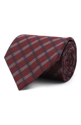 Мужской шелковый галстук ERMENEGILDO ZEGNA красного цвета по цене 15850 руб., арт. Z8D33/1XW | Фото 1 Мужской шелковый галстук ERMENEGILDO ZEGNA красного цвета, арт. Z8D33/1XW | Фото 1