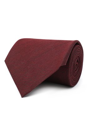 Мужской шелковый галстук ERMENEGILDO ZEGNA бордового цвета по цене 15200 руб., арт. Z8D30/1XW | Фото 1 Мужской шелковый галстук ERMENEGILDO ZEGNA бордового цвета, арт. Z8D30/1XW | Фото 1