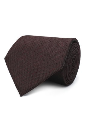 Мужской шелковый галстук ERMENEGILDO ZEGNA бордового цвета по цене 15200 руб., арт. Z8E41/1UM | Фото 1 Мужской шелковый галстук ERMENEGILDO ZEGNA бордового цвета, арт. Z8E41/1UM | Фото 1