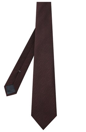 Мужской шелковый галстук ERMENEGILDO ZEGNA бордового цвета по цене 15200 руб., арт. Z8E41/1UM | Фото 2 Мужской шелковый галстук ERMENEGILDO ZEGNA бордового цвета, арт. Z8E41/1UM | Фото 2