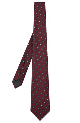 Мужской галстук из шелка и шерсти ERMENEGILDO ZEGNA красного цвета по цене 15850 руб., арт. Z8E31/18H | Фото 2 Мужской галстук из шелка и шерсти ERMENEGILDO ZEGNA красного цвета, арт. Z8E31/18H | Фото 2