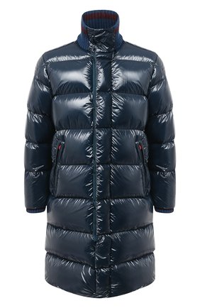 Мужская пуховик KITON темно-синего цвета по цене 382000 руб., арт. UW0843V03T96 | Фото 1 Мужская пуховик KITON темно-синего цвета, арт. UW0843V03T96 | Фото 1