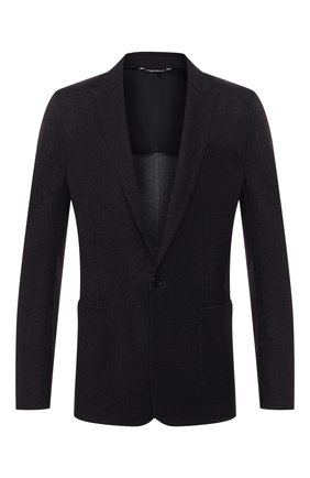 Мужской шерстяной пиджак DOLCE & GABBANA темно-серого цвета по цене 197000 руб., арт. G20W9T/FU79T | Фото 1 Мужской шерстяной пиджак DOLCE & GABBANA темно-серого цвета, арт. G20W9T/FU79T | Фото 1