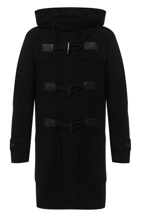 Мужской шерстяное пальто DOLCE & GABBANA черного цвета по цене 197000 руб., арт. G023ST/HU7GD | Фото 1 Мужской шерстяное пальто DOLCE & GABBANA черного цвета, арт. G023ST/HU7GD | Фото 1