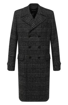 Мужской пальто DOLCE & GABBANA темно-серого цвета по цене 227000 руб., арт. G020YT/FQMIH | Фото 1 Мужской пальто DOLCE & GABBANA темно-серого цвета, арт. G020YT/FQMIH | Фото 1