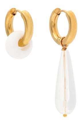 Женские серьги TIMELESS PEARLY белого цвета по цене 27350 руб., арт. B0TD+D | Фото 3 Женские серьги TIMELESS PEARLY белого цвета, арт. B0TD+D | Фото 3 (Материал: Металл)
