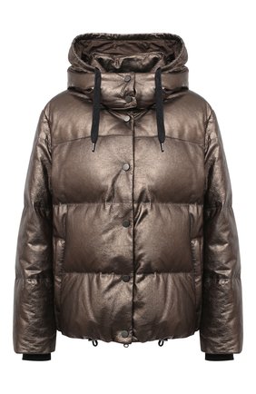 Женский пуховая куртка BRUNELLO CUCINELLI коричневого цвета по цене 690500 руб., арт. M0PEL8538 | Фото 1 Женский пуховая куртка BRUNELLO CUCINELLI коричневого цвета, арт. M0PEL8538 | Фото 1