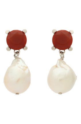 Женские серьги CHLOÉ белого цвета по цене 39050 руб., арт. CHC20AFE74BC2 | Фото 1 Женские серьги CHLOÉ белого цвета, арт. CHC20AFE74BC2 | Фото 1