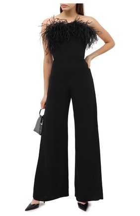 Женский комбинезон 16 ARLINGTON черного цвета по цене 89950 руб., арт. JS-006-AW20-BLK CREPE | Фото 2 Женский комбинезон 16 ARLINGTON черного цвета, арт. JS-006-AW20-BLK CREPE | Фото 2