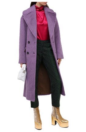 Женская топ из вискозы DRIES VAN NOTEN фуксия цвета по цене 29950 руб., арт. 202-10756-1042 | Фото 2 Женская топ из вискозы DRIES VAN NOTEN фуксия цвета, арт. 202-10756-1042 | Фото 2