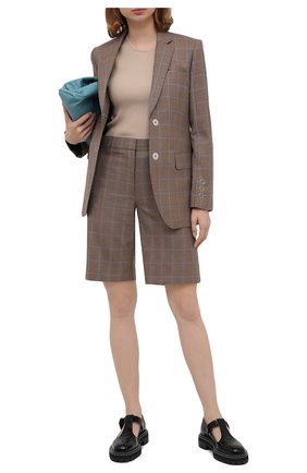 Женские шерстяные шорты BURBERRY коричневого цвета по цене 39500 руб., арт. 8031218 | Фото 2 Женские шерстяные шорты BURBERRY коричневого цвета, арт. 8031218 | Фото 2