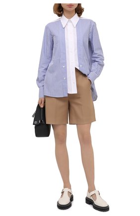 Женская хлопковая рубашка STELLA MCCARTNEY синего цвета по цене 54600 руб., арт. 601604/SPA23 | Фото 2 Женская хлопковая рубашка STELLA MCCARTNEY синего цвета, арт. 601604/SPA23 | Фото 2