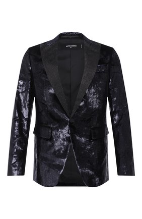 Мужской пиджак DSQUARED2 темно-синего цвета по цене 199500 руб., арт. S74BN1016/S53004 | Фото 1 Мужской пиджак DSQUARED2 темно-синего цвета, арт. S74BN1016/S53004 | Фото 1
