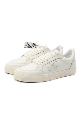Мужские кожаные кеды vulcanized OFF-WHITE белого цвета по цене 27600 руб., арт. 0MIA085F20LEA0030101 | Фото 1 Мужские кожаные кеды vulcanized OFF-WHITE белого цвета, арт. 0MIA085F20LEA0030101 | Фото 1
