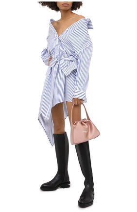Женское хлопковое платье ALEXANDER WANG голубого цвета по цене 87400 руб., арт. 1WC2206300 | Фото 2 Женское хлопковое платье ALEXANDER WANG голубого цвета, арт. 1WC2206300 | Фото 2