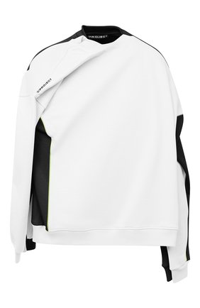 Мужской хлопковый свитшот Y/PROJECT белого цвета по цене 63800 руб., арт. SWEAT25-S19 J17 | Фото 1 Мужской хлопковый свитшот Y/PROJECT белого цвета, арт. SWEAT25-S19 J17 | Фото 1