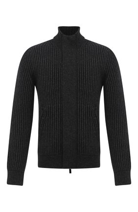 Мужская кашемировый кардиган ERMENEGILDO ZEGNA темно-серого цвета по цене 258000 руб., арт. UVK52/157 | Фото 1 Мужская кашемировый кардиган ERMENEGILDO ZEGNA темно-серого цвета, арт. UVK52/157 | Фото 1