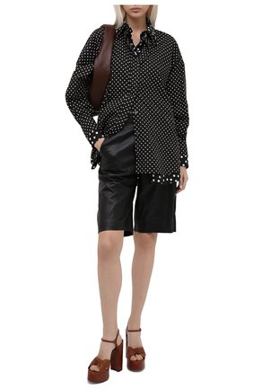 Женская хлопковая блузка DOLCE & GABBANA черно-белого цвета по цене 83700 руб., арт. F5007T/FS562 | Фото 2 Женская хлопковая блузка DOLCE & GABBANA черно-белого цвета, арт. F5007T/FS562 | Фото 2