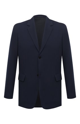 Мужской шерстяной пиджак JIL SANDER темно-синего цвета по цене 133000 руб., арт. JSMR135001-MR202500 | Фото 1 Мужской шерстяной пиджак JIL SANDER темно-синего цвета, арт. JSMR135001-MR202500 | Фото 1