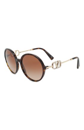 Женские солнцезащитные очки VALENTINO коричневого цвета по цене 30800 руб., арт. 4075-500213 | Фото 1 Женские солнцезащитные очки VALENTINO коричневого цвета, арт. 4075-500213 | Фото 1