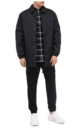 Мужская хлопковая рубашка DSQUARED2 темно-серого цвета по цене 54300 руб., арт. S71DM0440/S53165 | Фото 2 Мужская хлопковая рубашка DSQUARED2 темно-серого цвета, арт. S71DM0440/S53165 | Фото 2