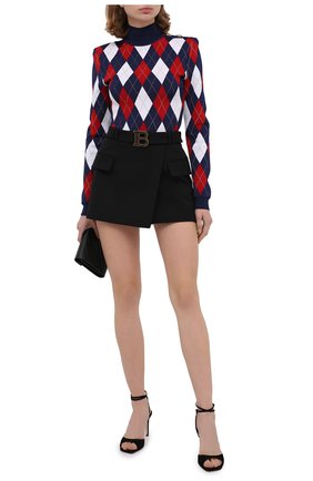 Женское боди из вискозы BALMAIN разноцветного цвета по цене 152500 руб., арт. UF00946/K196 | Фото 2 Женское боди из вискозы BALMAIN разноцветного цвета, арт. UF00946/K196 | Фото 2