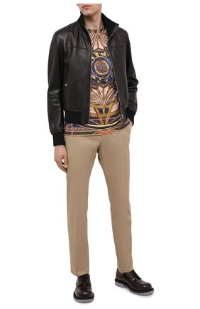 Мужская хлопковая футболка BALMAIN разноцветного цвета по цене 46400 руб., арт. UH01601/I354 | Фото 2 Мужская хлопковая футболка BALMAIN разноцветного цвета, арт. UH01601/I354 | Фото 2