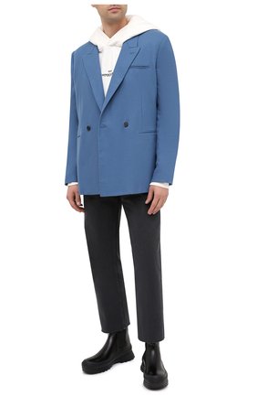 Мужские кожаные челси JIL SANDER черного цвета по цене 88950 руб., арт. JP33510A-12141 | Фото 2 Мужские кожаные челси JIL SANDER черного цвета, арт. JP33510A-12141 | Фото 2