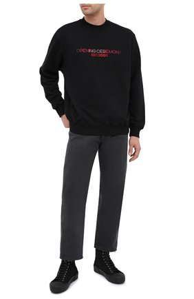 Мужские замшевые кеды JIL SANDER черного цвета по цене 54150 руб., арт. JI35546A-12250 | Фото 2 Мужские замшевые кеды JIL SANDER черного цвета, арт. JI35546A-12250 | Фото 2