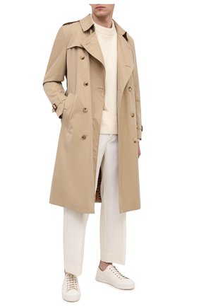 Мужские кожаные кеды JIL SANDER белого цвета по цене 49200 руб., арт. JI35545C-12312 | Фото 2 Мужские кожаные кеды JIL SANDER белого цвета, арт. JI35545C-12312 | Фото 2