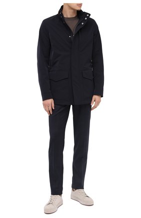 Мужская куртка ERMENEGILDO ZEGNA темно-синего цвета по цене 249500 руб., арт. UVT30/V215 | Фото 2 Мужская куртка ERMENEGILDO ZEGNA темно-синего цвета, арт. UVT30/V215 | Фото 2