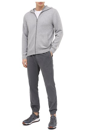 Мужская кашемировый кардиган Z ZEGNA серого цвета по цене 87950 руб., арт. VVW10/ZZ178 | Фото 2 Мужская кашемировый кардиган Z ZEGNA серого цвета, арт. VVW10/ZZ178 | Фото 2