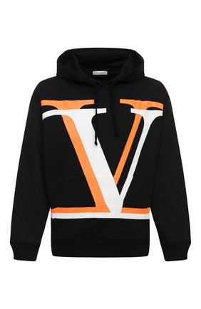 Мужской хлопковое худи VALENTINO черного цвета по цене 79700 руб., арт. UV3MF14J6K5 | Фото 1 Мужской хлопковое худи VALENTINO черного цвета, арт. UV3MF14J6K5 | Фото 1