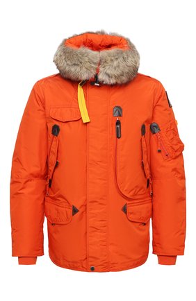 Мужская пуховая парка right hand с меховой отделкой PARAJUMPERS оранжевого цвета по цене 92400 руб., арт. MA03/RIGHT HAND | Фото 1 Мужская пуховая парка right hand с меховой отделкой PARAJUMPERS оранжевого цвета, арт. MA03/RIGHT HAND | Фото 1 (Материал внешний: Синтетический материал; Рукава: Длинные; Материал подклада: Синтетический материал; Мужское Кросс-КТ: Верхняя одежда, Пуховик-верхняя одежда, пуховик-короткий; Кросс-КТ: Пуховик, Куртка; Стили: Спорт-шик; Длина (верхняя одежда): До середины бедра; Материал утеплителя: Пух и перо)
