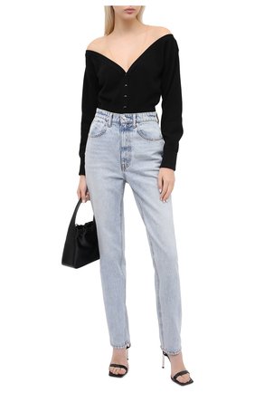 Женский кардиган из шерсти и вискозы ALEXANDER WANG черного цвета по цене 63400 руб., арт. 1KC2191128 | Фото 2 Женский кардиган из шерсти и вискозы ALEXANDER WANG черного цвета, арт. 1KC2191128 | Фото 2