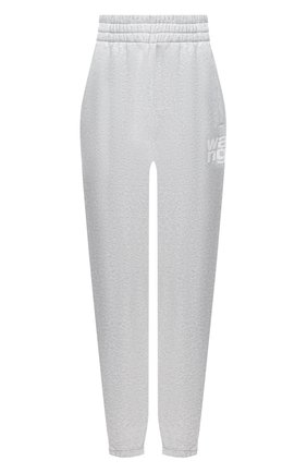 Женские хлопковые джоггеры ALEXANDERWANG.T светло-серого цвета по цене 22000 руб., арт. 4CC1204061 | Фото 1 Женские хлопковые джоггеры ALEXANDERWANG.T светло-серого цвета, арт. 4CC1204061 | Фото 1