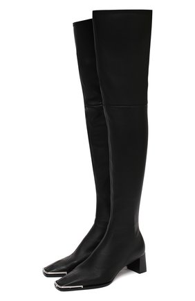 Женские кожаные ботфорты ALEXANDER WANG черного цвета по цене 109000 руб., арт. 30C220B084 | Фото 1 Женские кожаные ботфорты ALEXANDER WANG черного цвета, арт. 30C220B084 | Фото 1