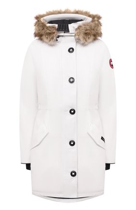 Женская парка rossclair CANADA GOOSE белого цвета по цене 99500 руб., арт. 2580L | Фото 1 Женская парка rossclair CANADA GOOSE белого цвета, арт. 2580L | Фото 1