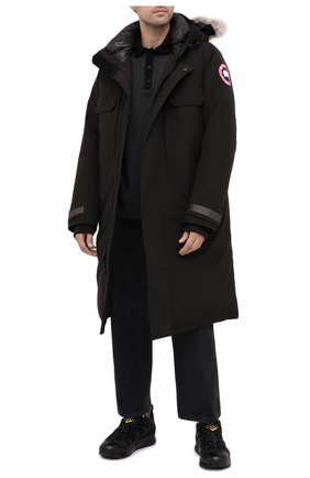 Мужская пуховая парка westmount CANADA GOOSE черного цвета по цене 139000 руб., арт. 2004M | Фото 2 Мужская пуховая парка westmount CANADA GOOSE черного цвета, арт. 2004M | Фото 2